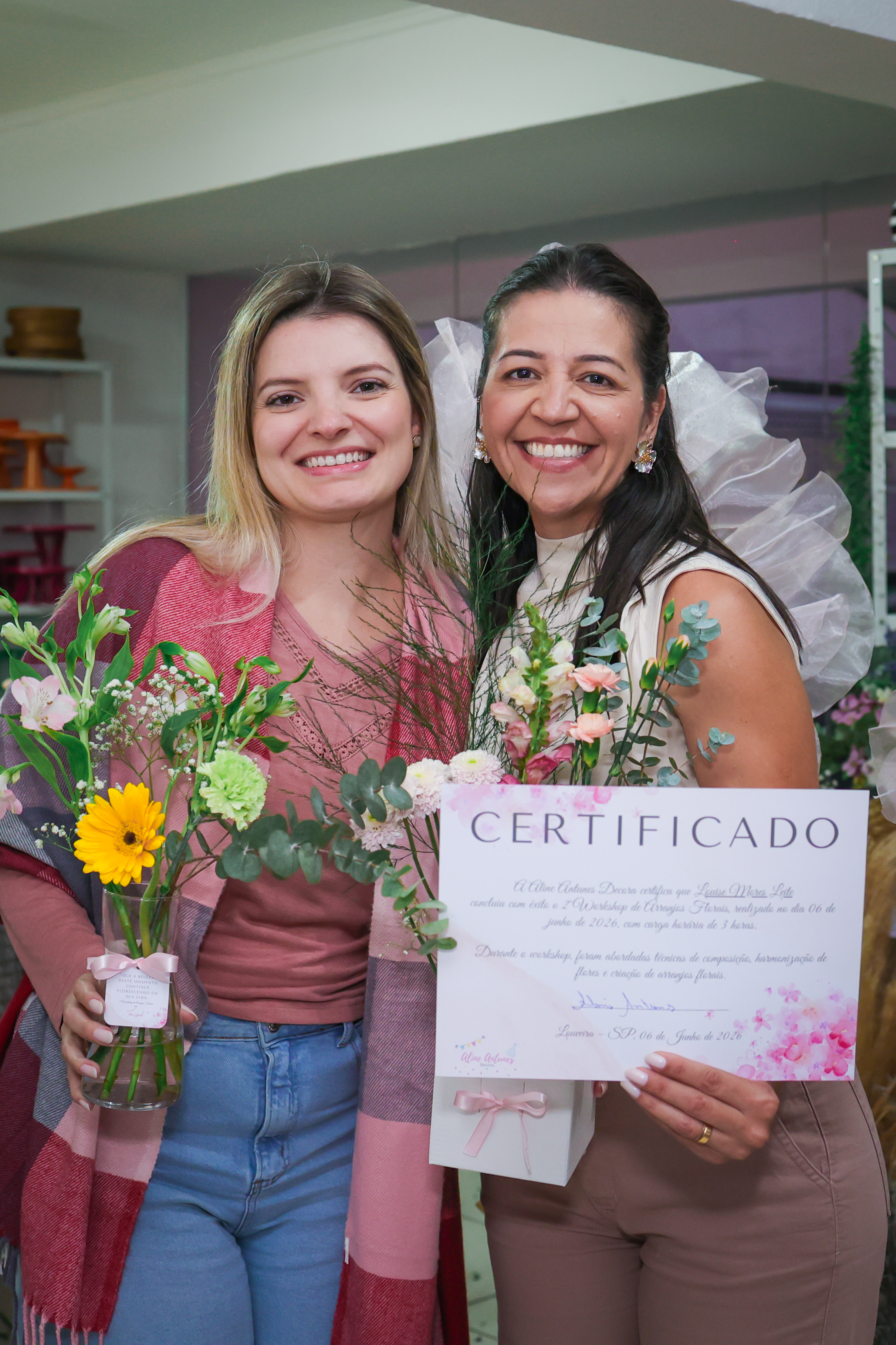 Workshop de arranjos florais