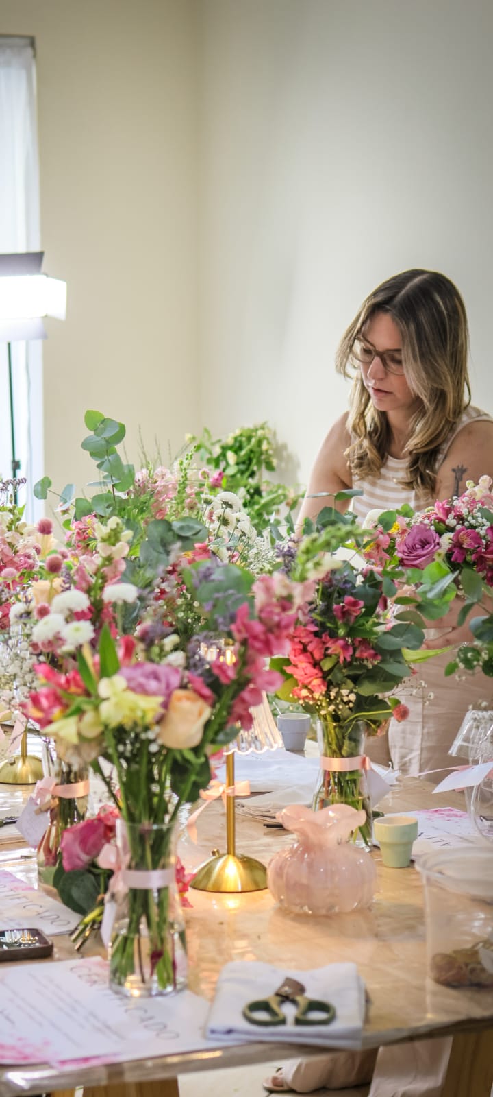 Workshop de arranjos florais