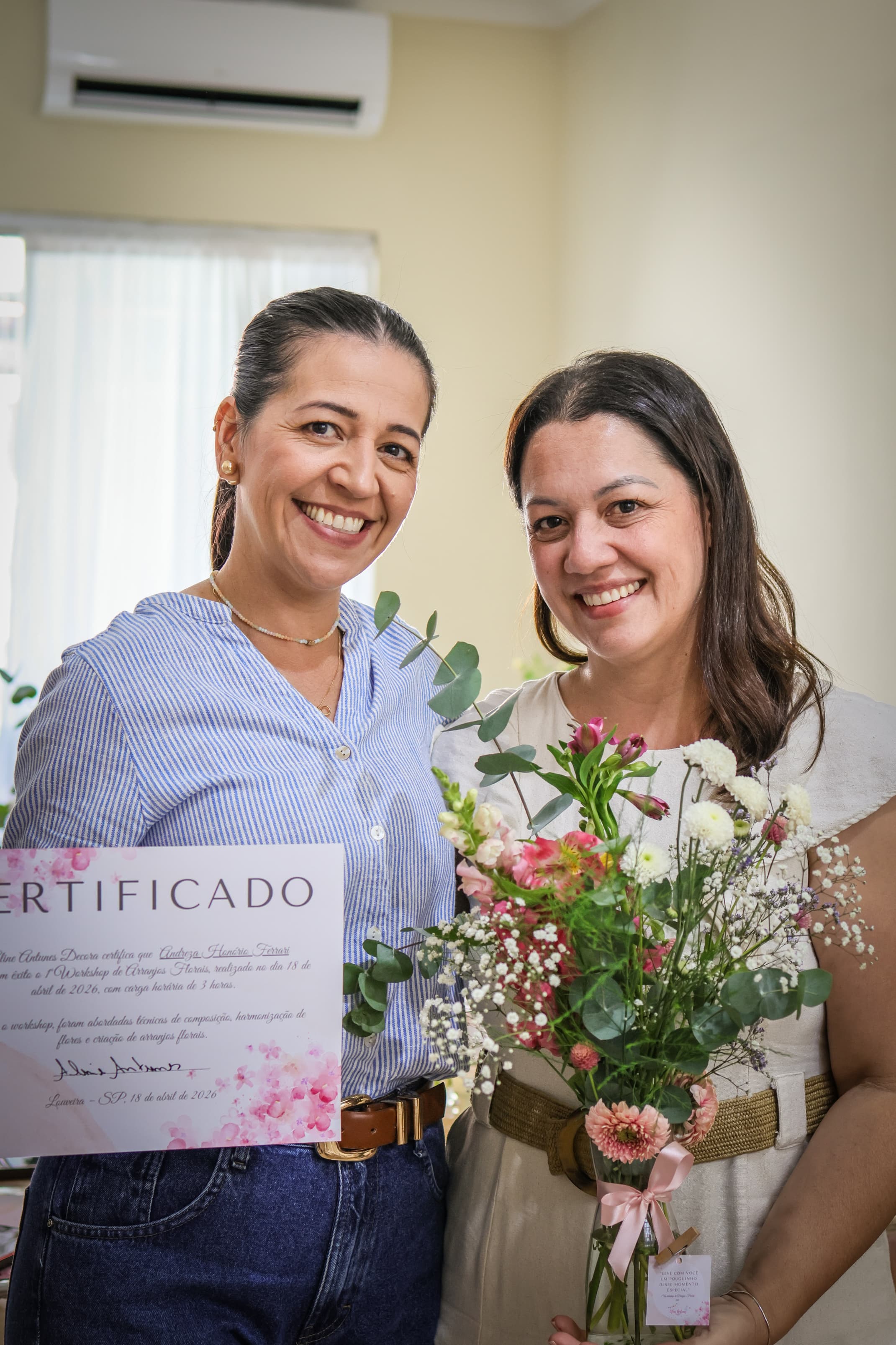 Workshop de arranjos florais