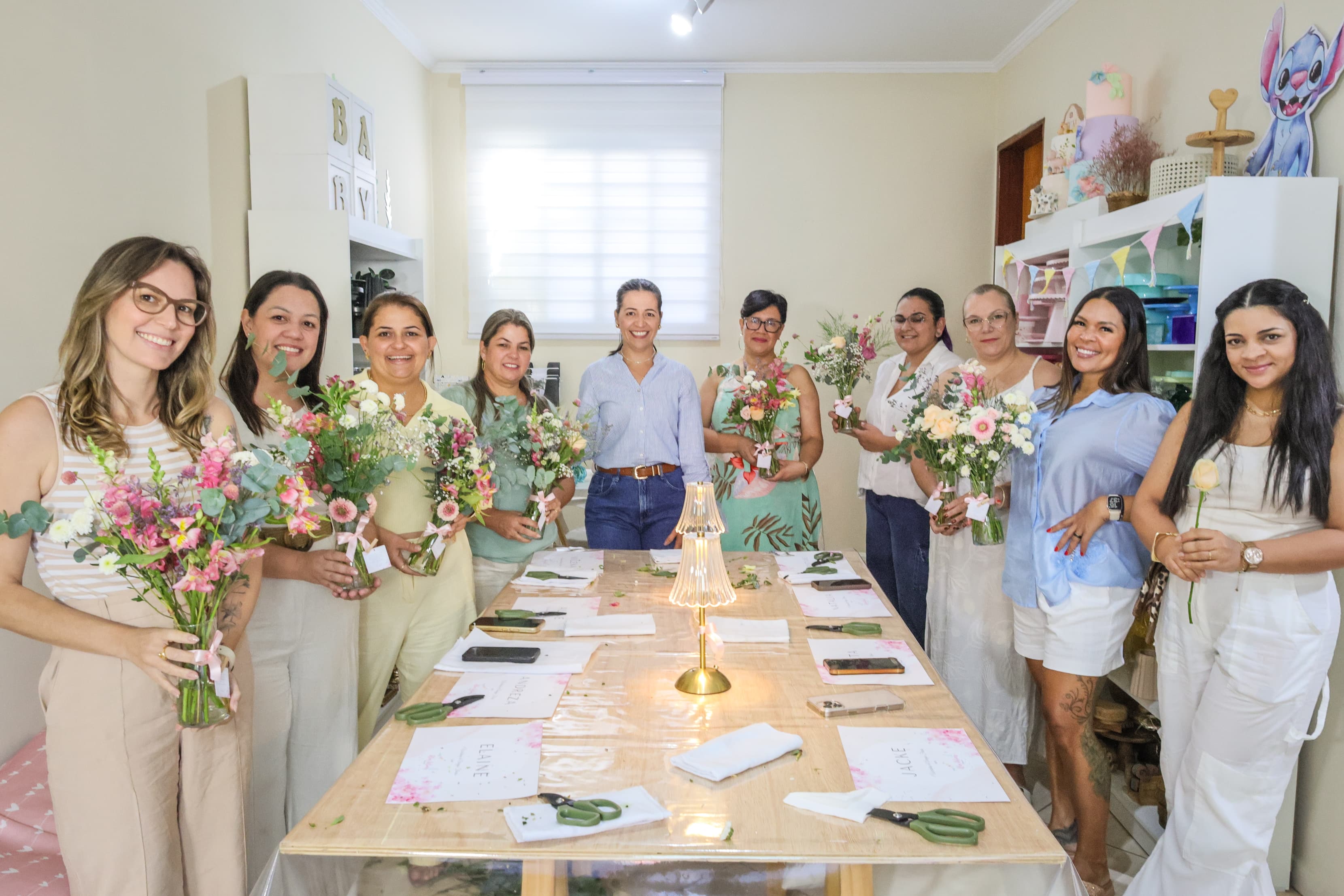 Workshop de arranjos florais